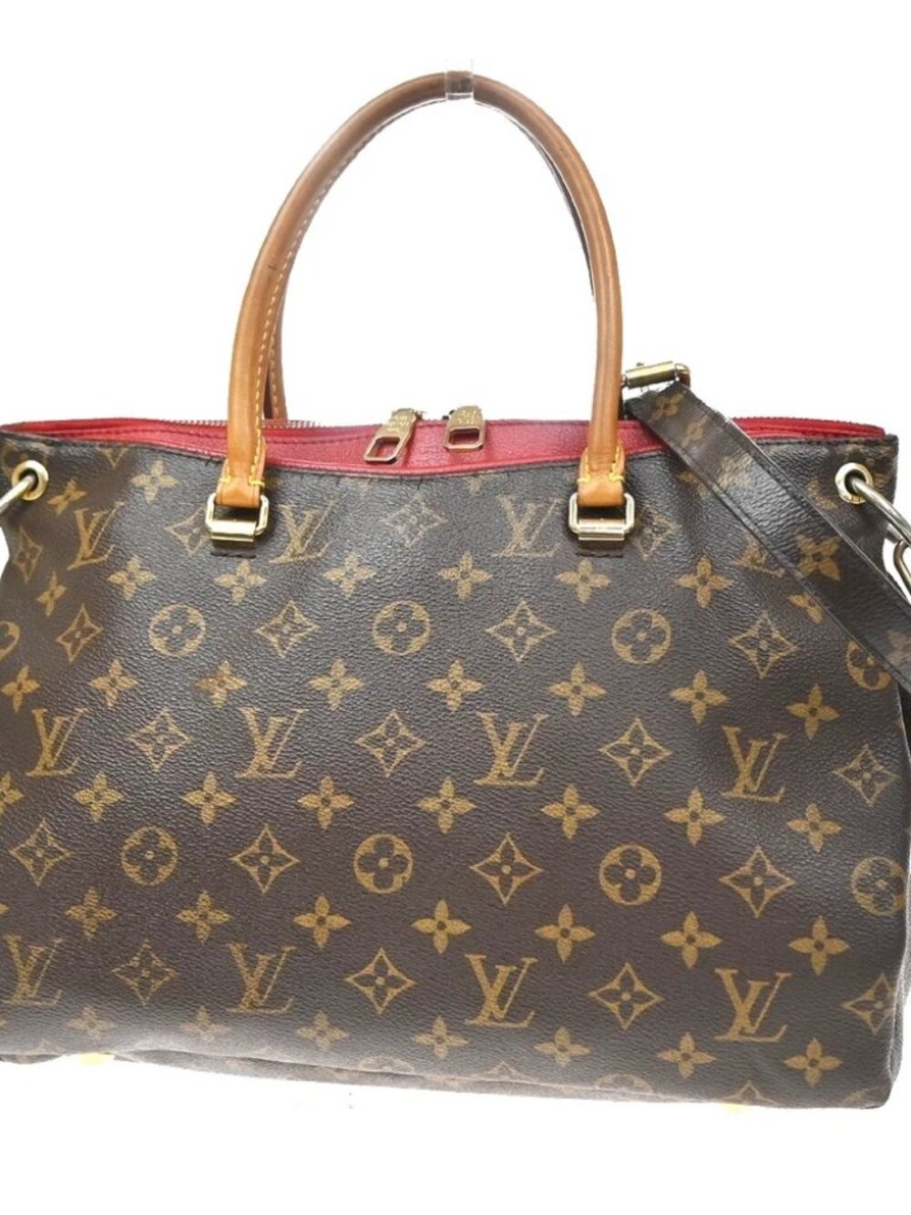 LOUIS VUITTON Pallas 2Way Shoulder Hand Bag Monogram Leather BN M41175 19YJ558